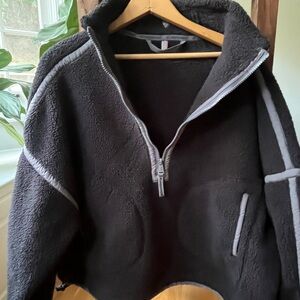 Free People Movement Cozy Fuzzy Fleece Pullover Half Zip Size Medium